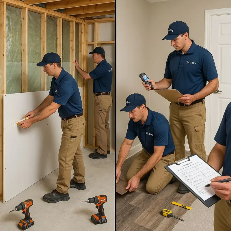 Repairs and Reconstruction process in Flatwoods, KY